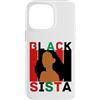 Black Queen Shopp Custodia per iPhone 14 Pro Max nero sista melanina donna afro-americana donne afrocentriche