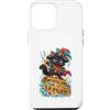 Josie Works Custodia per iPhone 12 Pro Max Simpatico gatto pirata con scrigno del tesoro