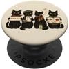 Neurodiversity Inclusion Roots Inclusione della neurodiversità Accettazione del gatto nero PopSockets PopGrip Adesivo