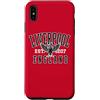 Desert Merch Liverpool England Shop Custodia per iPhone XS Max Liverpool England - Ali di fegato con stampa in bianco e nero