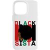 Black Queen Shopp Custodia per iPhone 14 Pro Max nero sista melanina donna afro-americana donne afrocentriche