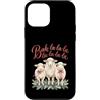 Vintage Christmas Farm Custodia per iPhone 12 mini Bah La La La Sheep Christmas Farm Animal Holiday