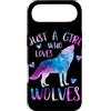 Just a Girl who Loves Wolves TS Gifts Co Custodia per iPhone Air Solo una ragazza che ama i lupi - Regalo lupo
