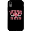 Desert Merch Liverpool England Shop Custodia per iPhone XR Liverpool England - Ali di fegato con stampa rossa e bianca
