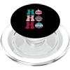 Pink Pinkmas Christmas Ho Ho Ho Pink Pinkmas divertente Natale brutto maglione natalizio PopSockets PopGrip per MagSafe