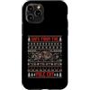 Merry Yule Happy Winter Solstice Holiday Custodia per iPhone 11 Pro Al sicuro dal gatto Yule Natale Islanda cultura islandese