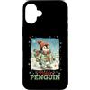 Classic Christmas Vintage Xmas Nostalgic Custodia per iPhone 16 Plus Pinguino Polar Winter Wonderland Cappello Sciarpa Guanti Retro