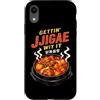 Korean Cuisine Jjigae Traditional Korean Custodia per iPhone XR Gettin Jjigae Wit It Dakbokkeumtang Pollo coreano piccante