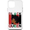 Black Queen Shopp Custodia per iPhone 12 mini regina nera melanina donna afro-americana donne afrocentriche