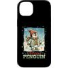 Classic Christmas Vintage Xmas Nostalgic Custodia per iPhone 14 Plus Pinguino Polar Winter Wonderland Cappello Sciarpa Guanti Retro