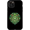 Merry Yule Happy Winter Solstice Holiday Custodia per iPhone 11 Pro Solstizio d'inverno Felice Yule Yuletide Natale Greenman