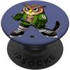 Ice hockey Animals Gufo hockey su ghiaccio PopSockets PopGrip Adesivo