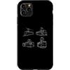 Tram Car Bus And Public Transport Appare Custodia per iPhone 11 Pro Max Tram Veicolo Treno Tram Trolley Funivia Gondola