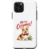 Vintage Christmas Dogs Custodia per iPhone 11 Pro Merry Corgmas Pembroke Welsh Corgi Christmas Dog Lover