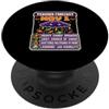 Classroom Weather Desk Teacher Forecast Nov 1 Day After Halloween Funny Teacher PopSockets PopGrip Adesivo