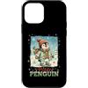 Classic Christmas Vintage Xmas Nostalgic Custodia per iPhone 12 mini Pinguino Polar Winter Wonderland Cappello Sciarpa Guanti Retro