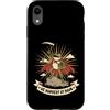 Funny Farmer Frog Hero Gifts Custodia per iPhone XR Raccogliamo all'alba Funny Farmer Frog Hero