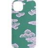 generic Custodia per iPhone 14 Plus Pino giapponese che scorre acqua grafica