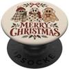 Christmas Season Simpatici fantasmi di Natale Buon Natale Vacanze PopSockets PopGrip Adesivo