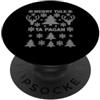 Merry Yule Happy Winter Solstice Holiday Buon Solstizio d'inverno di Natale Yule Ya pagano PopSockets PopGrip Adesivo