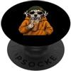 Dalmatian Coffee Dog Lover Retro Pet Des Cane dalmata godendo di caffè freddo Beanie occhiali da sole retrò PopSockets PopGrip Adesivo