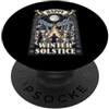 Merry Yule Happy Winter Solstice Holiday Felice Solstizio d'Inverno Yule Wiccan Festival Vacanza pagana PopSockets PopGrip Adesivo