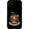 Funny Farmer Frog Hero Gifts Custodia per iPhone 11 Raccogliamo all'alba Funny Farmer Frog Hero