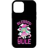 Merry Yule Happy Winter Solstice Holiday Custodia per iPhone 12 mini Beato Yule Solstizio d'Inverno Yuletide Natale Goth Witch