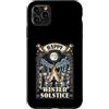 Merry Yule Happy Winter Solstice Holiday Custodia per iPhone 11 Pro Max Felice Solstizio d'Inverno Yule Wiccan Festival Vacanza pagana