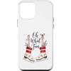 Cute Christmas Custodia per iPhone 12 mini Oh What Fun Ice Skates Vintage Christmas Holiday