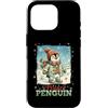 Classic Christmas Vintage Xmas Nostalgic Custodia per iPhone 16 Pro Pinguino Polar Winter Wonderland Cappello Sciarpa Guanti Retro