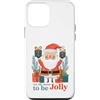 Cute Christmas Custodia per iPhone 12 mini Tis The Season To Be Jolly Santa Christmas Holiday Xmas
