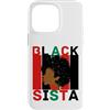 Black Queen Shopp Custodia per iPhone 14 Pro Max nero sista melanina donna afro-americana donne afrocentriche