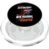 Running Hills Chasing Goals Cross Countr È il mio venticinquesimo compleanno Un nuovo record personale, scherzo sulla corsa PopSockets PopGrip per MagSafe