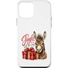 Vintage Christmas Farm Custodia per iPhone 12 mini Jingle All The Way Donkey Christmas Farm Animal Holiday