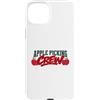Funny Apple Picking Crew Fruit Stand Fal Custodia per iPhone 15 Plus Apple Picking Crew Divertimento Autunno Tempo Attività All'aperto Amante