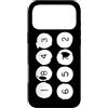 The Moto Store Custodia per iPhone 17 Pro Max 1-8-4-3 6-5-7-2 V8 Ordine di cottura in bianco
