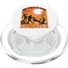Halloween Day Of The Dead Store Halloween Horror Il mio cane caccia zombi cimitero spaventoso divertente PopSockets PopGrip per MagSafe