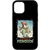Classic Christmas Vintage Xmas Nostalgic Custodia per iPhone 12/12 Pro Pinguino Polar Winter Wonderland Cappello Sciarpa Guanti Retro