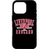 Desert Merch Liverpool England Shop Custodia per iPhone 16 Pro Liverpool England - Ali di fegato con stampa rossa e bianca