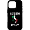 Gubbio Italy Presents Souvenirs Custodia per iPhone 16 Pro Bandiera Italia invecchiata Gubbio Pride