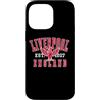 Desert Merch Liverpool England Shop Custodia per iPhone 14 Pro Max Liverpool England - Ali di fegato con stampa rossa e bianca