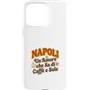 Cultura Napoletana e Caffè Custodia per iPhone 15 Pro Max Caffè Napoli Amore Sole Stile Italiano