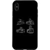 Tram Car Bus And Public Transport Appare Custodia per iPhone XS Max Tram Veicolo Treno Tram Trolley Funivia Gondola