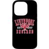 Desert Merch Liverpool England Shop Custodia per iPhone 14 Pro Liverpool England - Ali di fegato con stampa rossa e bianca