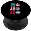 Pink Pinkmas Christmas Ho Ho Ho Pink Pinkmas divertente Natale brutto maglione natalizio PopSockets PopGrip Adesivo