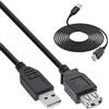 InLine 20971 Cavo USB 2.0, Prolunga, Type A, Maschio/Femmina, 1M Nero