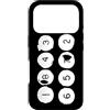 The Moto Store Custodia per iPhone 17 Pro 1-8-4-3 6-5-7-2 V8 Ordine di cottura in bianco