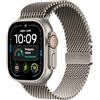 Apple Watch Ultra 4 GPS + Cellular 49 mm | Cassa in titanio naturale con Loop in maglia milanese in titanio naturale - M