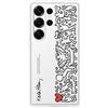 Samsung FlipSuit Case Cover per Galaxy S25 Ultra, Card Keith Haring con tecnlogia NFC inclusa, White